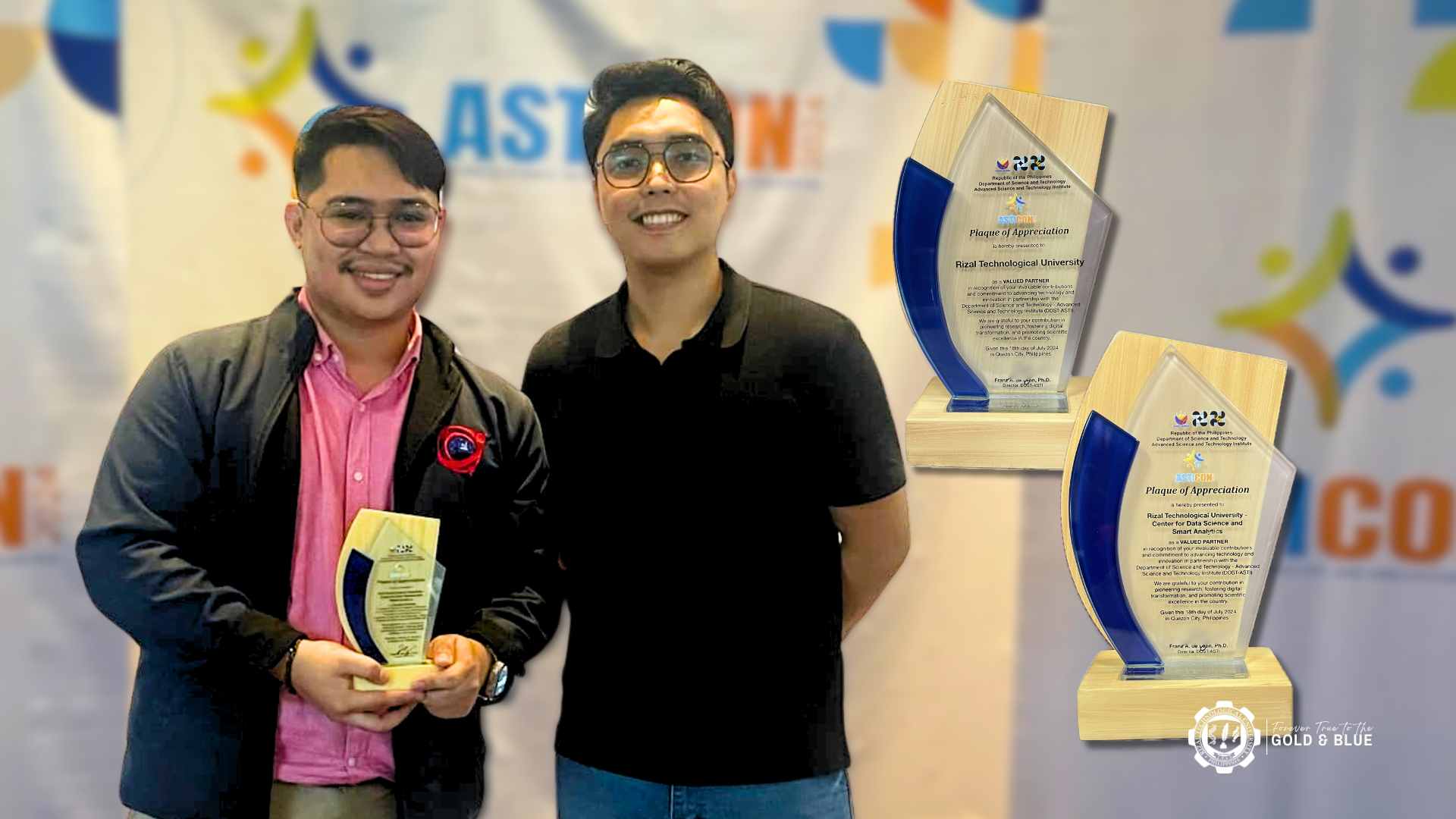 Read more about the article RTU, RTU-Center for Data Science and Smart Analytics Honored at DOST-ASTI 37th Anniversary